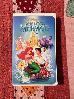 Disney Black Diamond Collection The Little Mermaid VHS Banned Cover